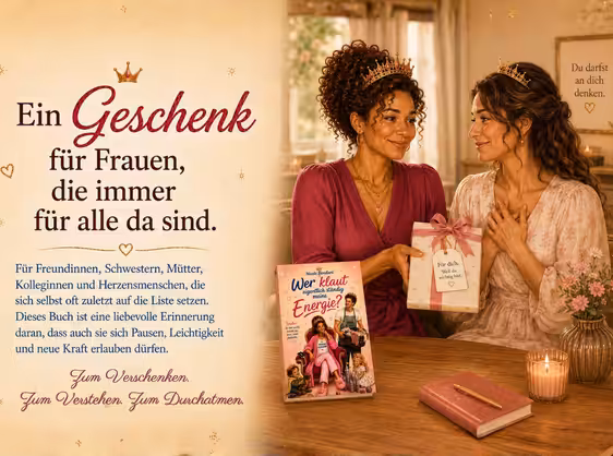 Buchgeschenk erschöpfte Mutter