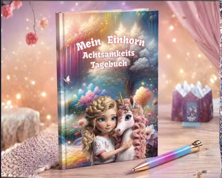 Cover: Dein Einhorn-Achtsamkeits-Tagebuch