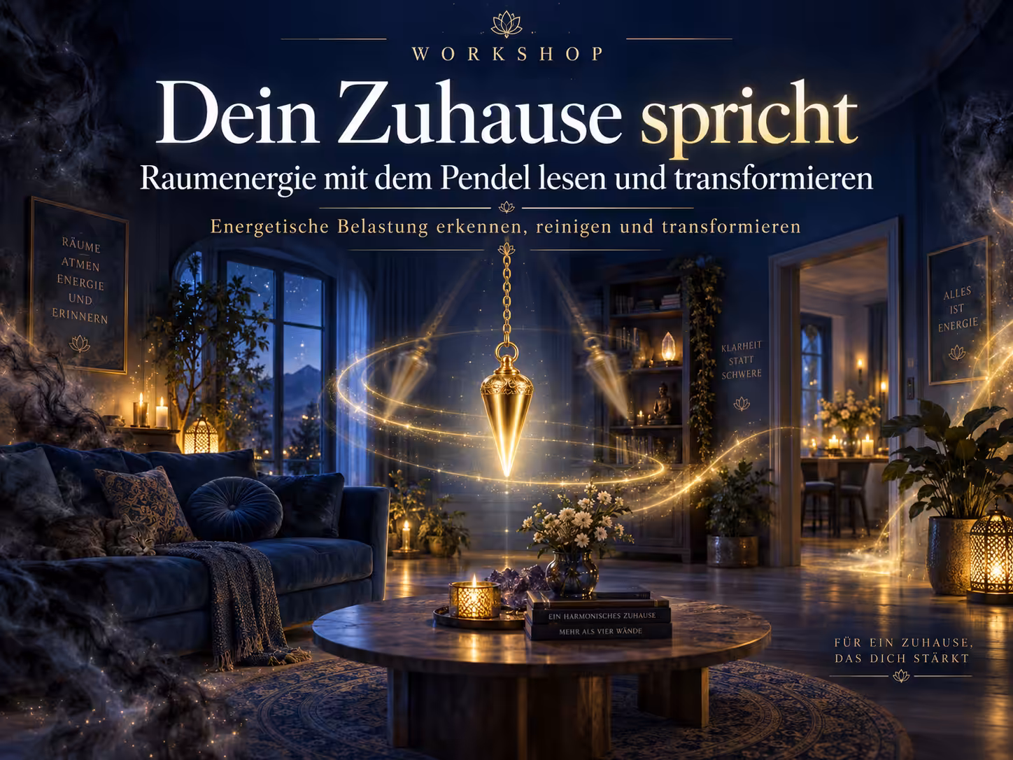Workshop Dein Zuhause spricht: Raumenergie mit dem Pendel lesen und transformieren